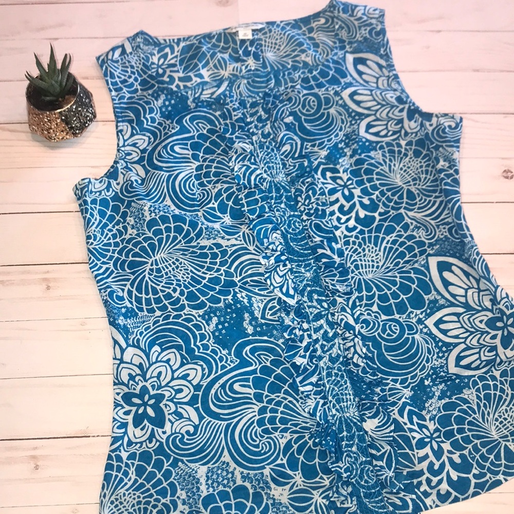 Banana Republic Top 100% Cotton Size 10